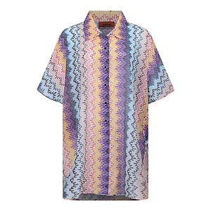 Missoni Zigzag Patterned Short-Sleeved Shirt