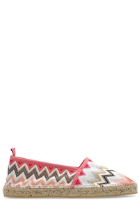 Missoni Zigzag Patterned Slip-On Espadrilles