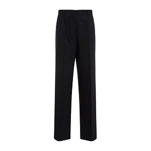 Miu Miu Pinstriped Straight-Leg Trousers