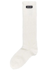 Miu Miu Logo-Patch Socks