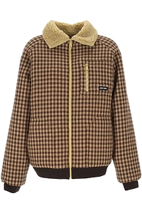 Miu Miu Logo-Patch Zipped Jacket