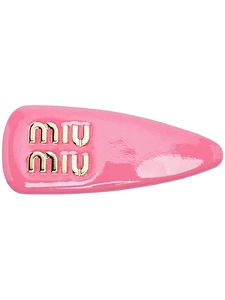 Miu Miu Logo Plaque Hair Clip