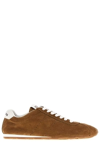 Miu Miu Logo-Printed Lace-Up Sneakers