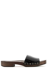 Miu Miu Logo-Printed Slides