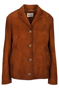 Miu Miu Long-Sleeved Button-Up Jacket