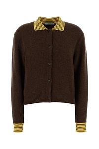 Prada Long-Sleeved Button-Up Cardigan