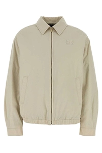 Miu Miu Logo Zip-Up Jacket