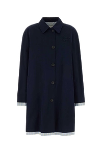Miu Miu Long-Sleeved Button-Up Coat