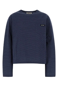 Miu Miu Long-Sleeved Crewneck T-Shirt