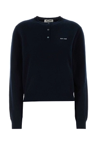 Miu Miu Long-Sleeved Crewneck Jumper