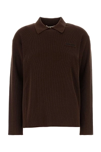 Miu Miu Long-Sleeved Polo Jumper