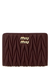 Miu Miu Matelassé Compact Wallet