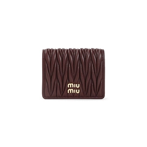 Miu Miu Matelassé Compact Wallet