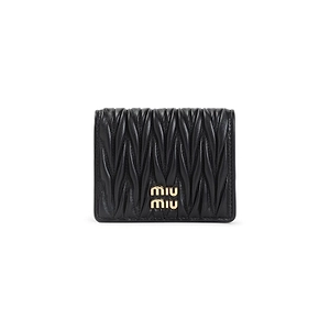 Miu Miu Matelassé Compact Wallet