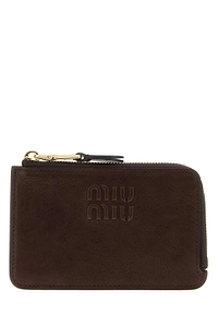 Miu Miu Minuteria Zip Card Holder Wallet