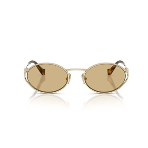 Miu Miu Oval Metal Frame Sunglasses