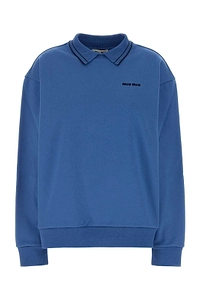 Miu Miu Oversized Polo Sweatshirt