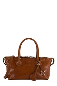 Miu Miu Palissandro Logo Embossed Handbag
