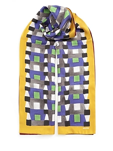 Miu Miu Pattern-Printed Scarf