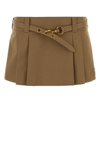Pleated Mini Skirt