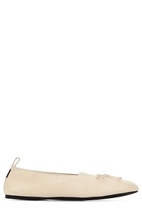 Miu Miu Round-Toe Ballerinas