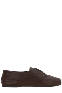Miu Miu Round-Toe Lace-Up Shoes