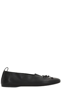 Miu Miu Round-Toe Ballerinas