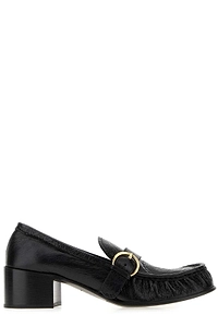 Miu Miu Ruched Slip-On Loafers