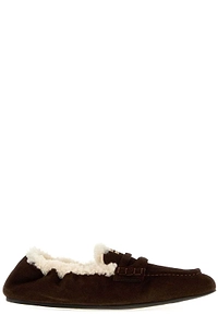 Miu Miu Shearling Trim Loafers