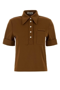 Miu Miu Short-Sleeved Polo Shirt