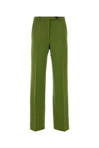 Miu Miu Straight-Leg Pleated Trousers