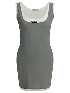 Stretch Jersey Mini Dress