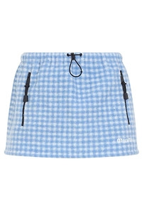 Miu Miu Teddy Checked Mini Skirt