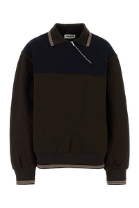 Miu Miu Two-Toned Polo Sweatshirt