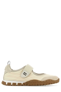 Miu Miu Tyre Round-Toe Ballet Flats