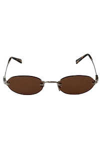 Miu Miu Women Oval Frame Sunglasses