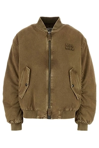 Miu Miu Zip-Up Bomber Jacket