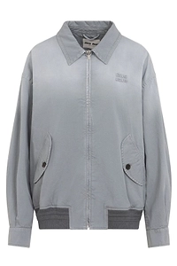 Miu Miu Zip-Up Bomber Jacket