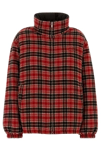 Miu Miu Zip-Up Reversible Down Jacket