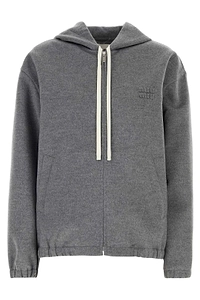 Miu Miu Zip-Up Hooded Jacket