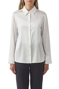 Satin Long-Sleeve Shirt