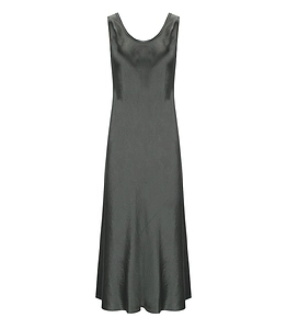 Talete Sleeveless Satin Dress