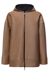 Zip-Up Hooded Jacket