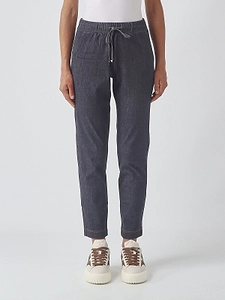 Mm Studio Drawstring Tapered Pants