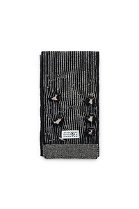 Mm6 Maison Margiela Kids Distressed Ribbed-Knit Scarf