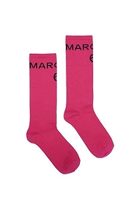 Logo Intarsia-Knit Socks