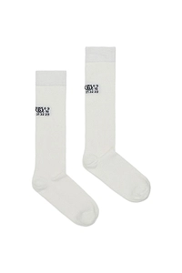 Mm6 Maison Margiela Kids Logo Knee-High Socks