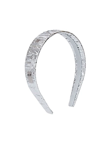 Mm6 Maison Margiela Logo-Plaque Metallic Headband