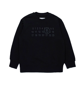Mm6 Maison Margiela Kids Logo-Printed Crewneck Sweatshirt