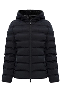 Moncler Alete Hooded Short Down Jacket